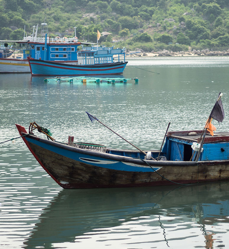 Nam Cam Vietnam Fishing Boats
